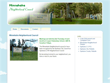 Tablet Screenshot of minnehaha.spokaneneighborhoods.org
