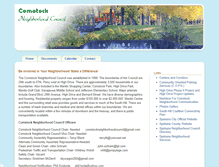 Tablet Screenshot of comstock.spokaneneighborhoods.org