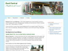 Tablet Screenshot of eastcentral.spokaneneighborhoods.org