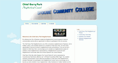 Desktop Screenshot of chiefgarrypark.spokaneneighborhoods.org