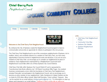 Tablet Screenshot of chiefgarrypark.spokaneneighborhoods.org