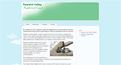 Desktop Screenshot of peacefulvalley.spokaneneighborhoods.org